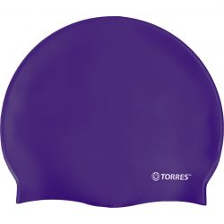 Шапочка для плавания TORRES Flat (силикон) фиолетовый