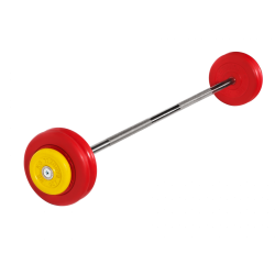 Штанга неразборная 27,5кг цветная MB Barbell MB-BarMW-C27,5