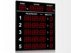 Табло для плавания 900x1100 мм ER 0.5 Кд красный