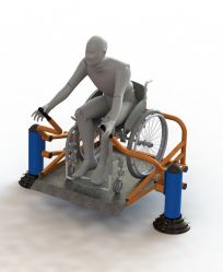 Уличный тренажер для людей с ограниченными возможностями Жим на платформе