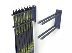 Вешалка для беговых лыж «Стандарт» пристенная на 7 пар