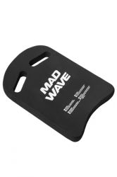 Доска для плавания MADWAVE Cross 38x27х4 см (EVA) черный