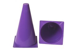 Конус разметочный размер 22 см фиолетовый