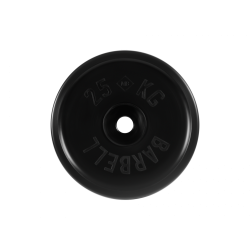 Диск обрезиненный евро-классик 25кг, d=51мм (черный) MB Barbell MB-PltBE-25