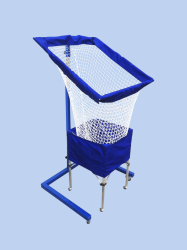 Тренажер для отработки точности приема в волейболе без тележки