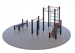 Уличная спортивная площадка Воркаут ТС-1-3