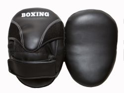 Лапы боксерские изогнутые BOXING ЛПКЭБ 19х23 см