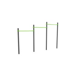 Перекладины разноуровневые для подтягивания из виса на высокой перекладине  ZAVODSPORTA W311 GTO