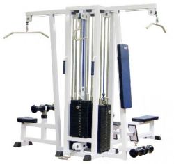 4-х позиционная станция с одинарной блочной рамкой MB Barbell МВ 3.16.1