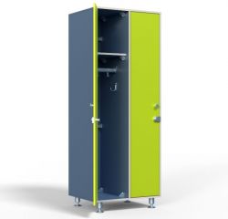 Шкаф для раздевалок ЛДСП ТС 1-15 800x500x1850 мм