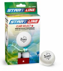 Мяч для настольного тенниса START LINE CLUB SELECT 1*  (6 шт.) Мяч для настольного тенниса START LINE CLUB SELECT 1*  (6 шт.)