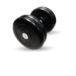 Гантель с невращающейся ручкой ПРОФИ (3,5-26 кг) MB Barbell MB-FdbM-BN 21 кг