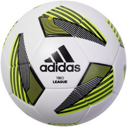Мяч футбольный ADIDAS Tiro League Tsbe №5 FIFA Quality (ТПУ) бело-желто-черный Мяч футбольный ADIDAS Tiro League Tsbe №5 FIFA Quality (ТПУ) бело-желто-черный