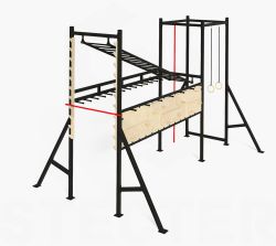 Комплекс полосы препятствий Ниндзя