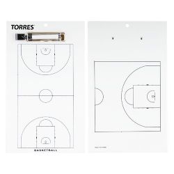 Тактическая доска для баскетбола TORRES маркерная Тактическая доска для баскетбола TORRES маркерная