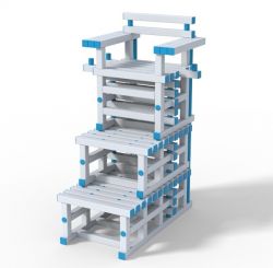 Судейский (тренерский) стул 1200х1000х1200 мм (усиленный)