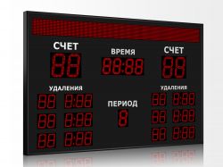 Табло для хоккея 1700x1100 мм ER 0.5 Кд красный