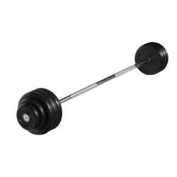 Штанга неразборная 42,5 кг черная MB Barbell MB-BarMW-B42,5