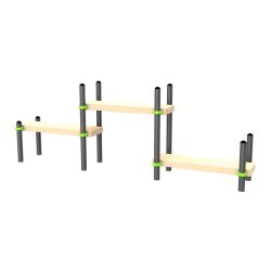 Воркаут Скамейка трехуровневая ZAVODSPORTA W325