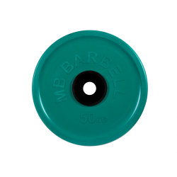Диск обрезиненный евро-классик 50кг, d=51мм (зеленый) MB Barbell MB-PltCE-50 Диск обрезиненный евро-классик 50кг, d=51мм (зеленый) MB Barbell MB-PltCE-50