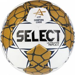 Мяч гандбольный SELECT Ultimate Replica v24 №3 EHF Approved (ПУ) бело-золотистый
