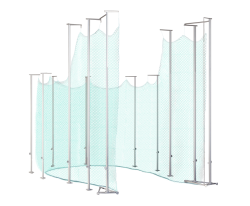 Сектор для метания молота, ядра, диска SPORTWERK SpW-DM-7/10