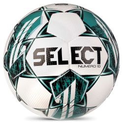 Мяч футбольный SELECT FB NUMERO 10 V23 №5 FIFA Basic (ПУ) бело-бирюзовый Мяч футбольный SELECT FB NUMERO 10 V23 №5 FIFA Basic (ПУ) бело-бирюзовый