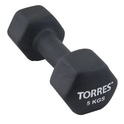Гантель неопреновая TORRES 5 кг