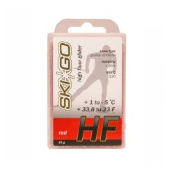 Парафин высокофтористый SKIGO HF Red (для ст.крупнозерн. и искус.снега) (+1°С -5°С) 45 г. Парафин высокофтористый SKIGO HF Red (для ст.крупнозерн. и искус.снега) (+1°С -5°С) 45 г.