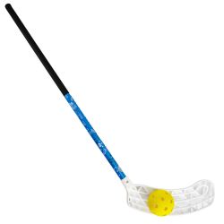 Клюшка для флорбола REALSTICK KidsCamp JR. 65 см (L/R) с мячом