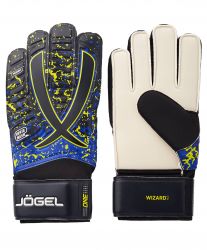 Перчатки вратарские Jogel ONE Wizard AL3 Flat (черный) Перчатки вратарские Jogel ONE Wizard AL3 Flat (черный)