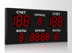 Универсальное табло 1250x600 мм (6 индикаторов) Универсальное табло 1250x600 мм (6 индикаторов)