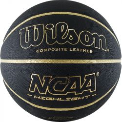 Мяч баскетбольный WILSON NCAA Highlight Gold №7 (композит) Мяч баскетбольный WILSON NCAA Highlight Gold №7 (композит)