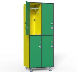 Шкаф для раздевалок ЛДСП ТС 1-19 800x500x1850 мм