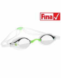 Очки стартовые MADWAVE Record breaker Mirror (зеленый) Очки стартовые MADWAVE Record breaker Mirror (зеленый)