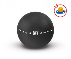 Мяч гимнастический Original FitTools FT-GBPRO-75BK 75 см (с насосом) Мяч гимнастический Original FitTools FT-GBPRO-75BK 75 см (с насосом)