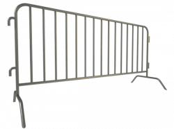 Мобильное ограждение (фан-барьер) 2000 мм d=25 мм (порошковая покраска) h=1100 мм