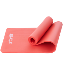 Коврик для йоги и фитнеса STARFIT FM-301 NBR 183x61х1,5 см (коралловый)
