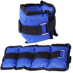 Утяжелители для рук синие (нейлон) 2х0,5 кг