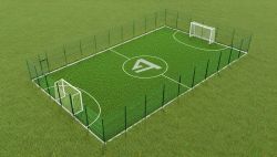 Мини-футбольная площадка 26х43 м