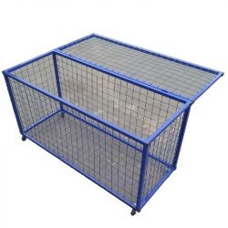 Контейнер для мячей 113х45х54 см (металл, с крышкой) Контейнер для мячей 113х45х54 см (металл, с крышкой)