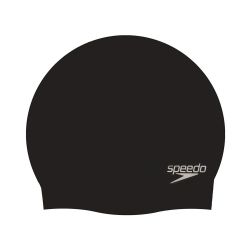 Шапочка для плавания SPEEDO Plain Molded Silicone Cap черный