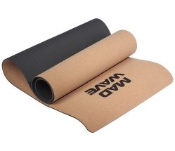 Коврик для йоги MADWAVE Cork Yoga Mat 183х61х0,5 см (бежевый) Коврик для йоги MADWAVE Cork Yoga Mat 183х61х0,5 см (бежевый)