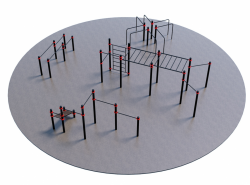 Уличная спортивная площадка Воркаут ТС-2-2