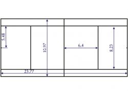Разметка игрового поля БОЛЬШОЙ ТЕННИС