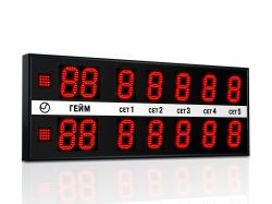 Табло для большого тенниса 1200х450 мм