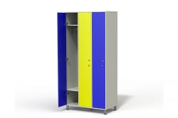 Шкаф для раздевалок ЛДСП ТС 4-6 (3 секции)