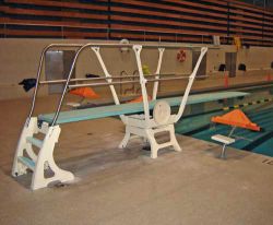 Вышка для трамплина 1м с поручнями с обеих сторон