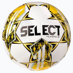 Мяч футбольный SELECT Numero 10 V23 №4 (ПУ) бело-желтый Мяч футбольный SELECT Numero 10 V23 №4 (ПУ) бело-желтый