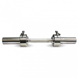 Гриф для гантели хромированный 710мм, d=50мм MB Barbell MB-BarM50-710L